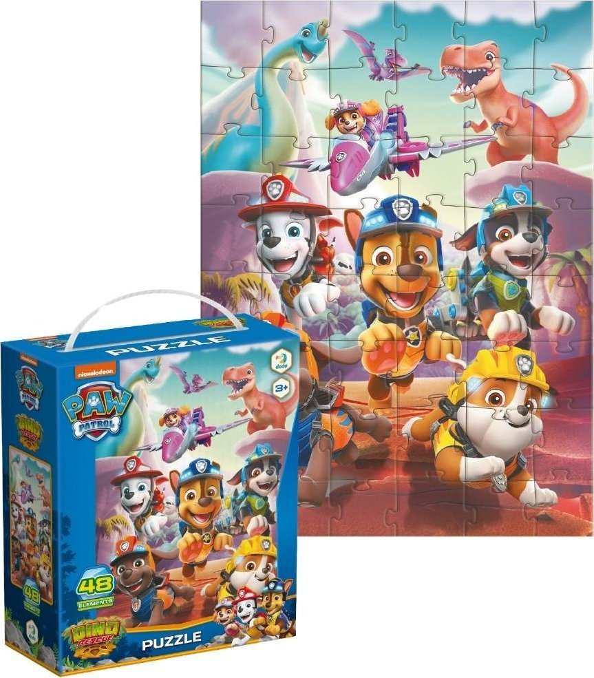 Puzzle 48 Psi Patrol Dinozaury