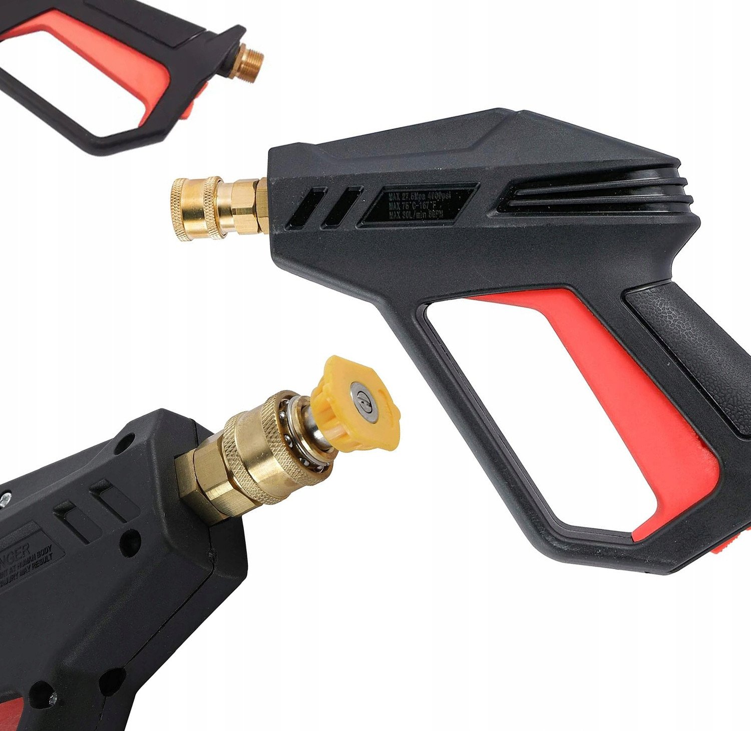 PISTOLET DO MYJKI CIŚNIENIOWEJ FORTIS 4000 PSI M22 22MM WZMOCNIONY ROSFIX