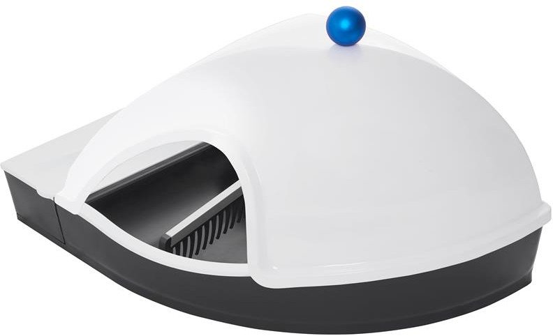 Smart Kitty Automatyczna Kuweta Zamknięta Biało-szara