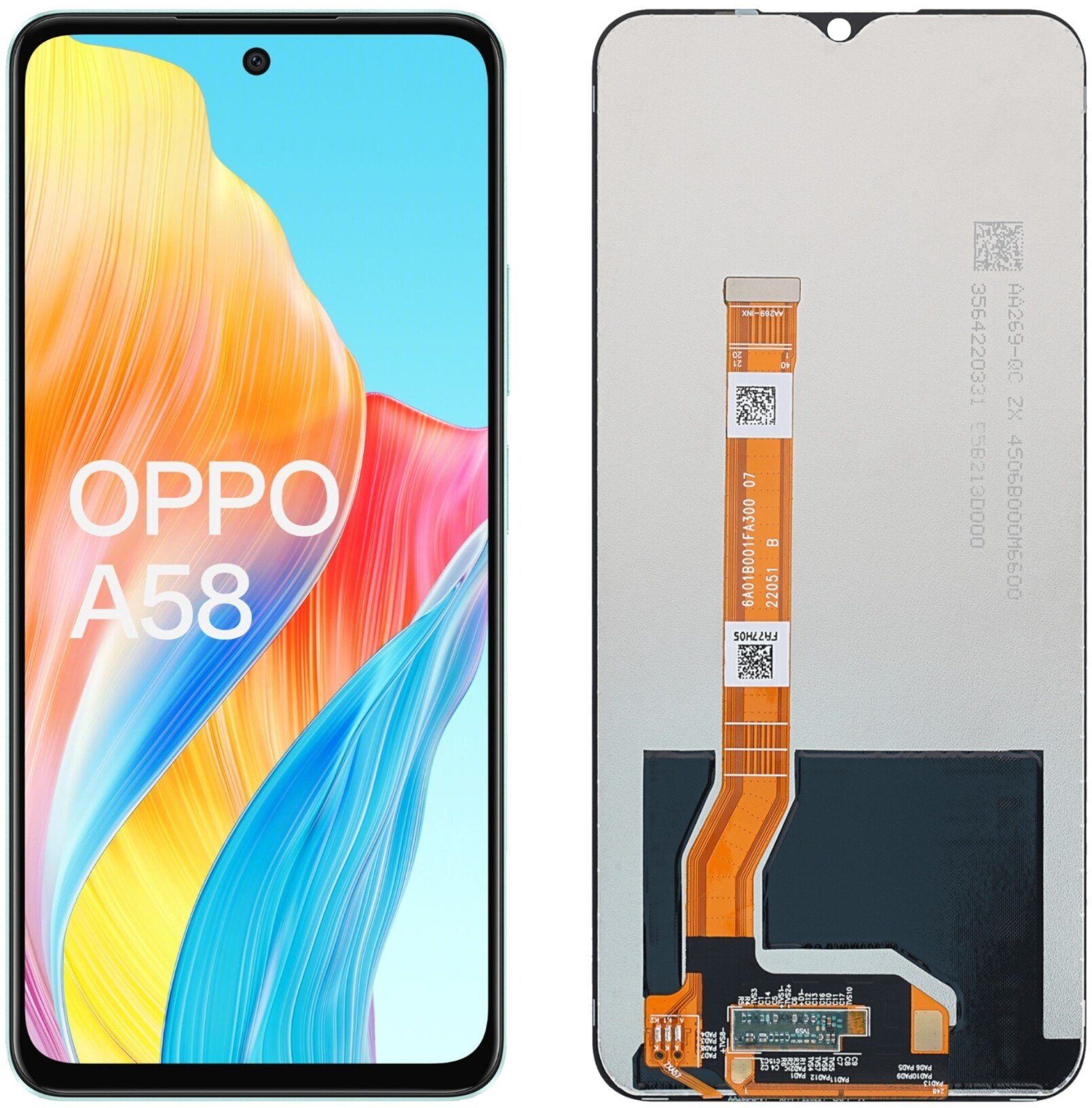 Wyświetlacz do Oppo A58 4G LCD CPH2577 Ekran