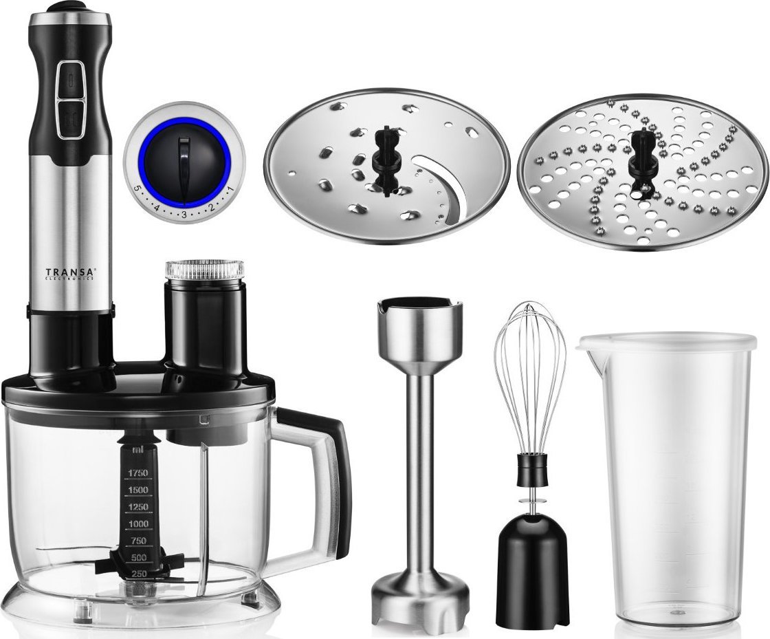Blender Transa Electronics Blender ręczny Blenda Fresh 4w1 1500W
