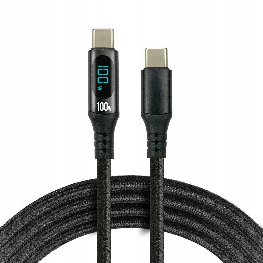 Kabel USB Usams USB-C - USB-C 2 m Czarny (CBB-2PD5L)