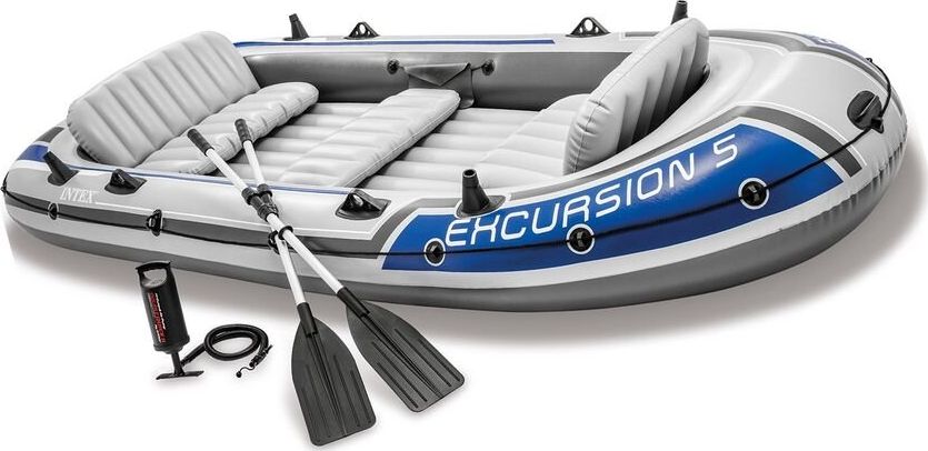 Intex Ponton Excursion 5 szary