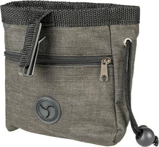 Duvo+ Saszetka na smakołyki dla psa, ciemno szara 7x14x14cm