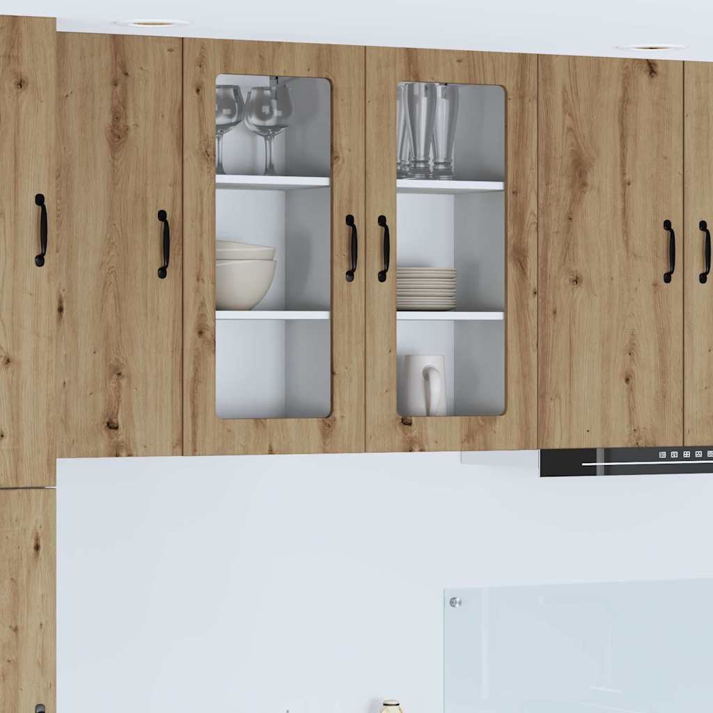 vidaXL Szafka kuchenna wisząca Dąb rzemieślniczy 40 x 31 x 80 cm