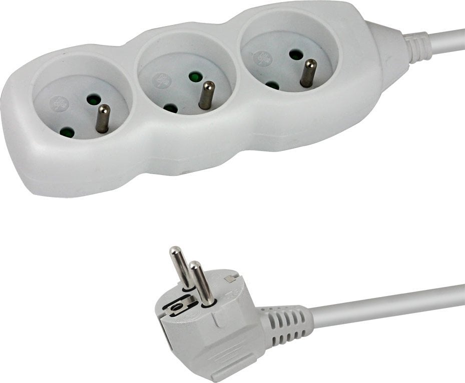 Listwa zasilająca Esperanza ELK203W Esperanza listwa zasilająca 3 gn. 1.5m biała