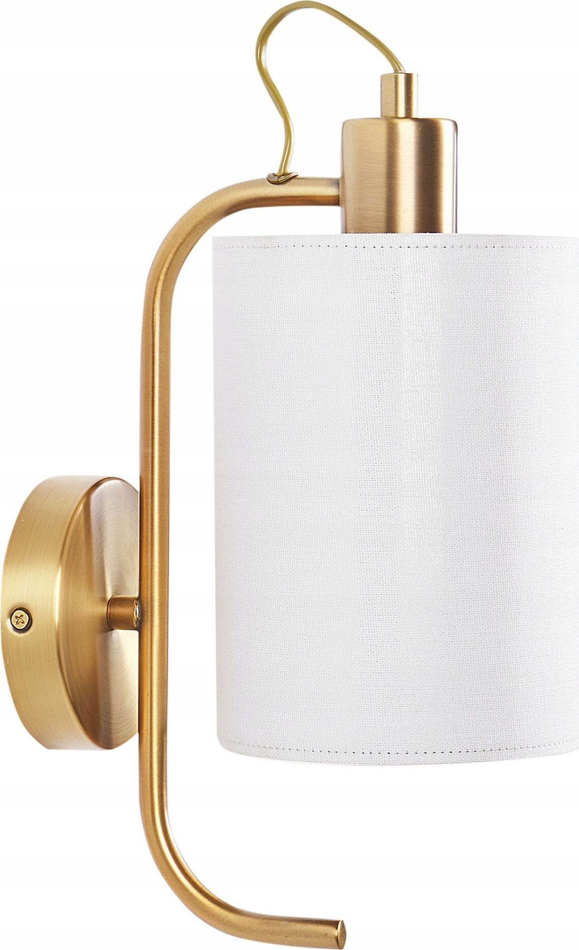 Kinkiet Beliani Lampa ścienna metalowa miedziana LIBERIA