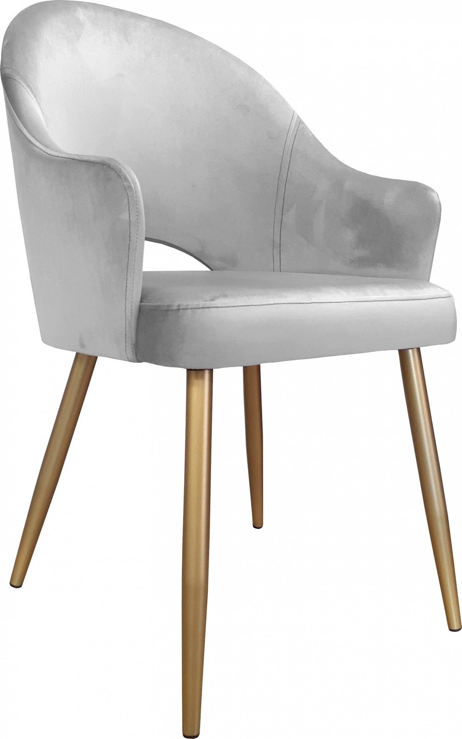 Atos Krzesło Velvet noga złota MG39