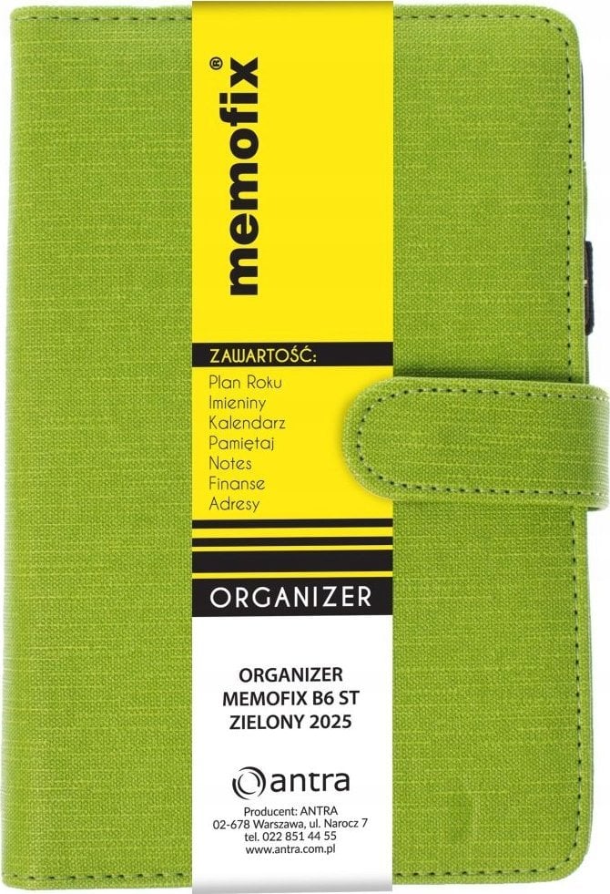 Organizer Memofix B6 ST zielony