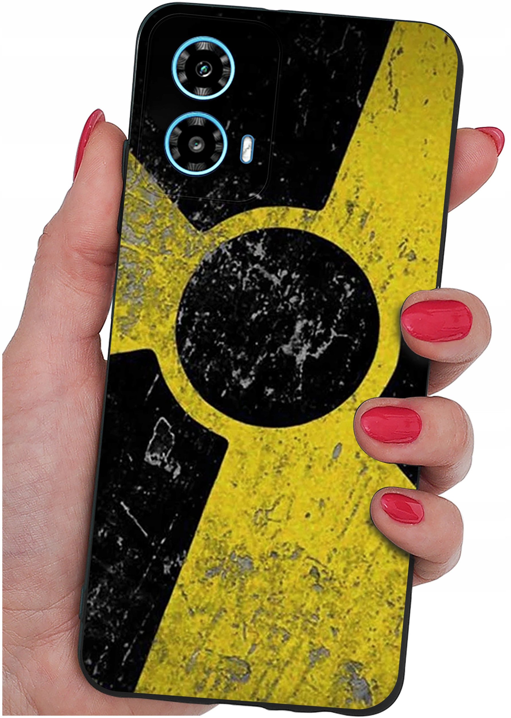 ETUI do Motorola Moto G34 5G WZORY |SILIKONOWE MATT CASE + SZKŁO 9H