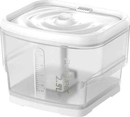 Petsuper Inteligentna fontanna/poidło dla psa i kota Petsuper PW03 2,5L (białe)