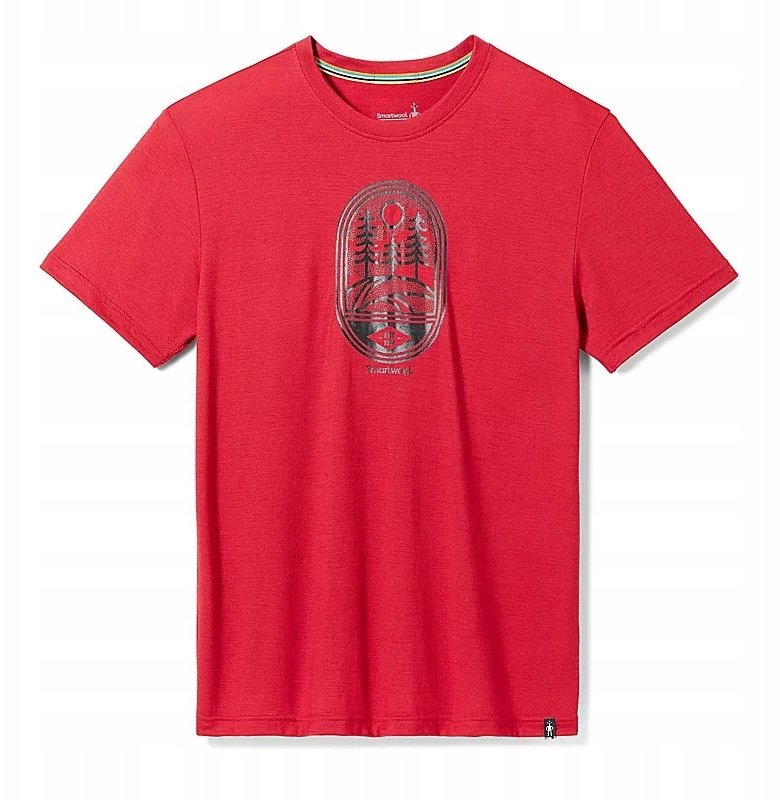 Smartwool U'S Mountain Trail Graphic Short Sleeve Tee Slim Fit, J34, S