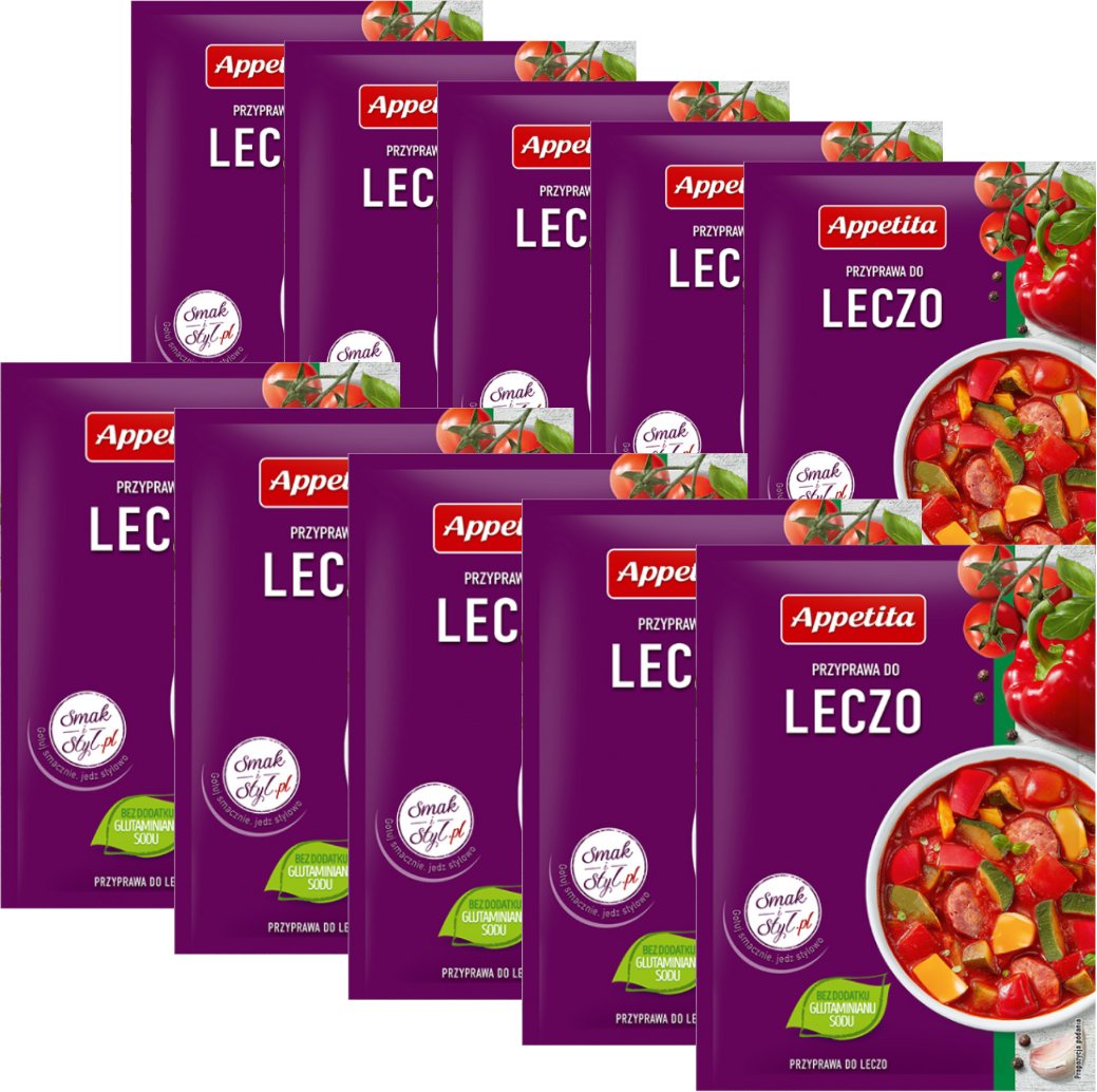 Appetita Przyprawa do leczo 20 g x 10 sztuk