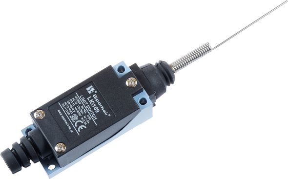 Spamel Łącznik krańcowy 1Z 1R metal / tworzywo dźwignia sprężynowa (LK169)