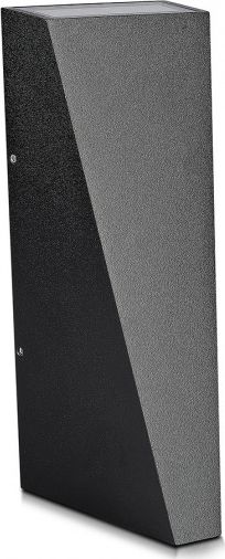 Kinkiet lampa ścienna VT-826 6W 20 cm 3000K IP65 aluminium czarne