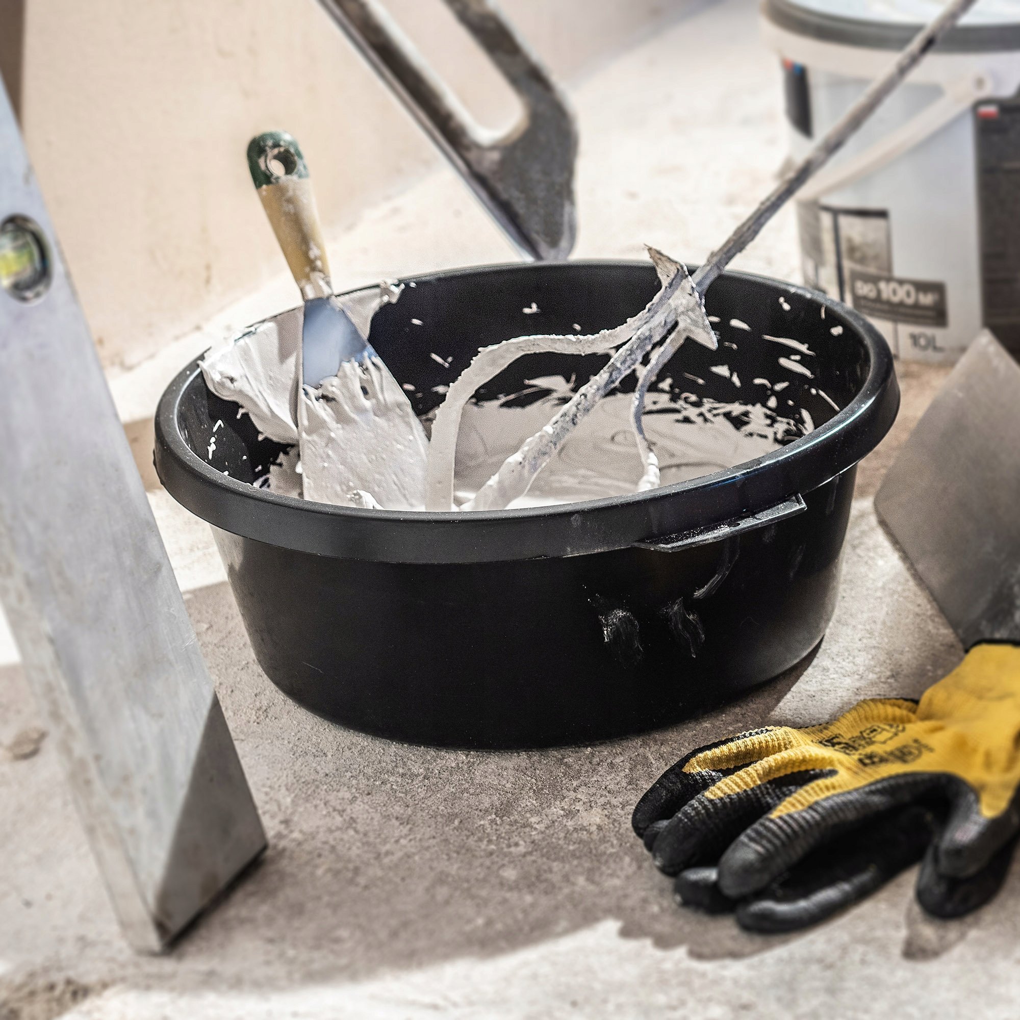 Kadax Kastra Budowlana Okrągła Kasta Pojemnik Miska 11 L