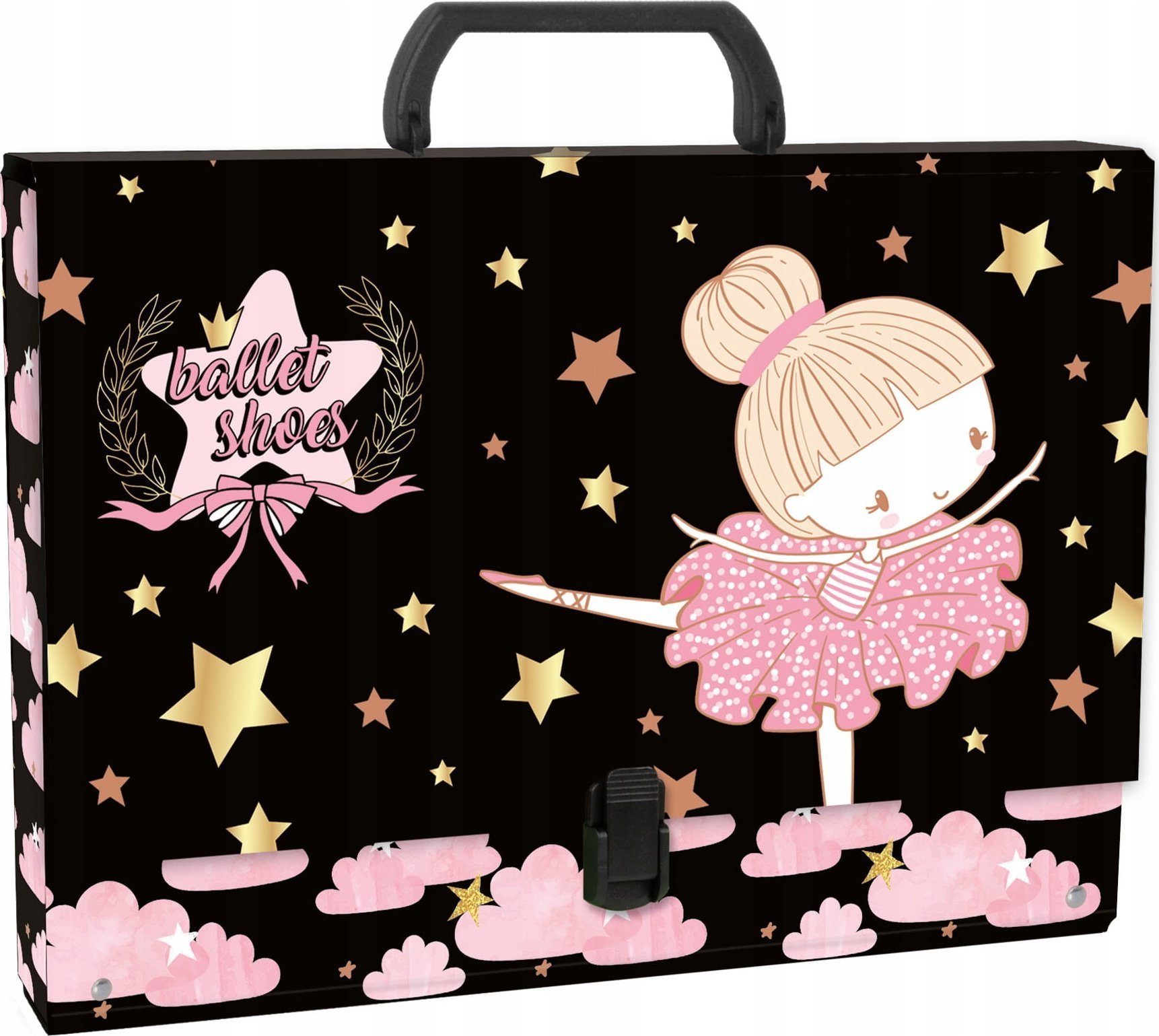 Piórnik Derform Teczka twarda z rączką A4 Baletnica 12