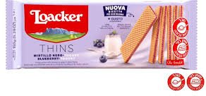 Wafelki jogurtowe Mirtillo Nero 150g - Loacker