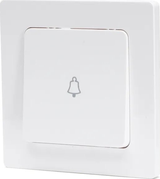Aigostar Przycisk Dzwonek do drzwi typu francuskiego biały Dzwonek do drzwi typu francuskiego biały