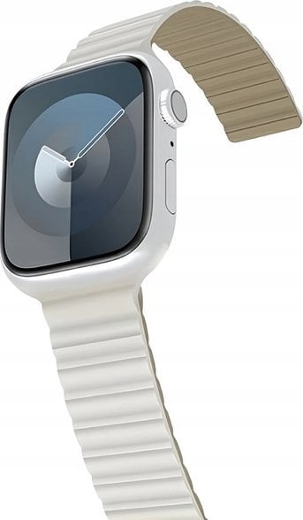 Araree Araree strap Silicone Link Apple Watch 38/40/41mm white-green/warm white-khaki AR70-01908C