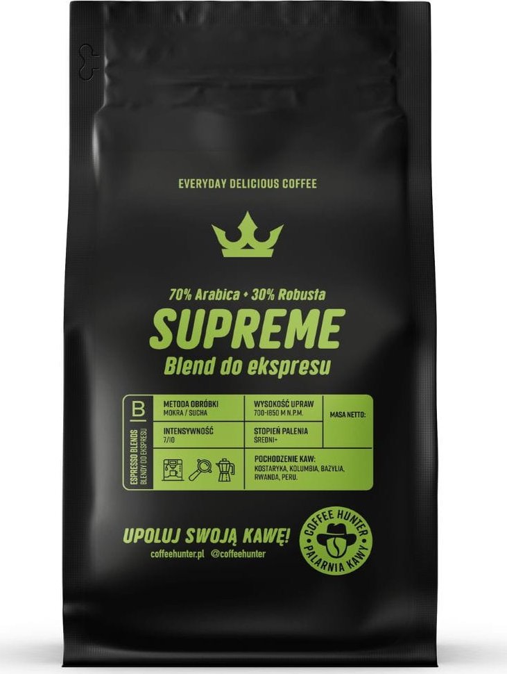 Kawa ziarnista Coffee Hunter Supreme 1 kg