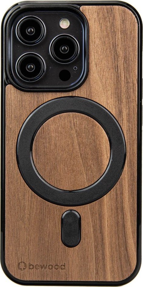 BeWood Drewniane Etui Bewood na iPhone 14 Pro Orzech Amerykański MagSafe