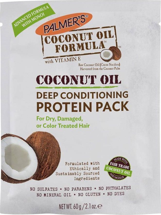 Palmer`s PALMER'S_Coconut Oil Formula Deep Conditioner Protein Pack kuracja proteinowa do włosów z olejkiem kokosowym 60g