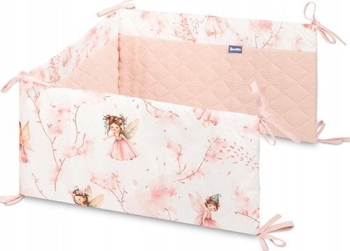 Sensillo OCHRANIACZ DO ŁÓŻECZKA MUŚLIN WRÓŻKI RÓŻOWY