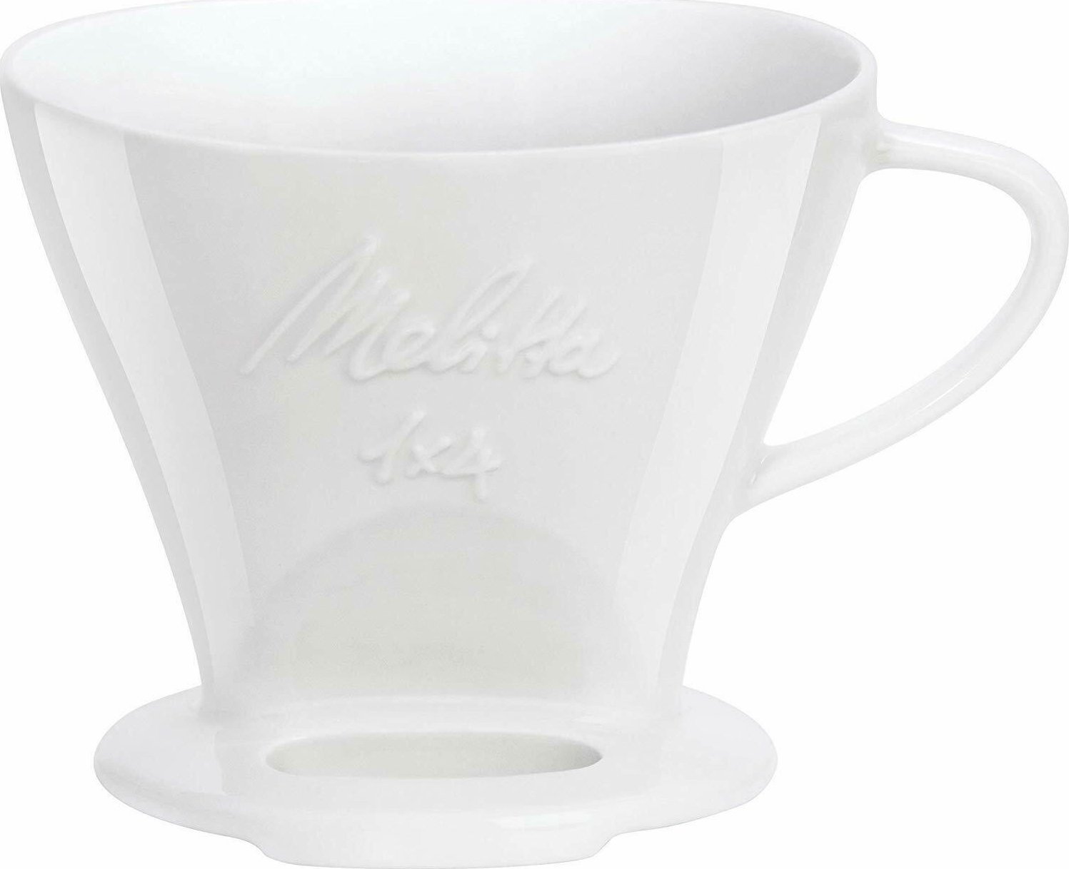 Melitta Melitta porcelanowy dripper do kawy 1x4 - Biały