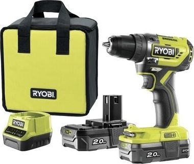 Wiertarko-wkrętarka Ryobi R18DD5-220S 18 V 2 x akumulator 2 Ah