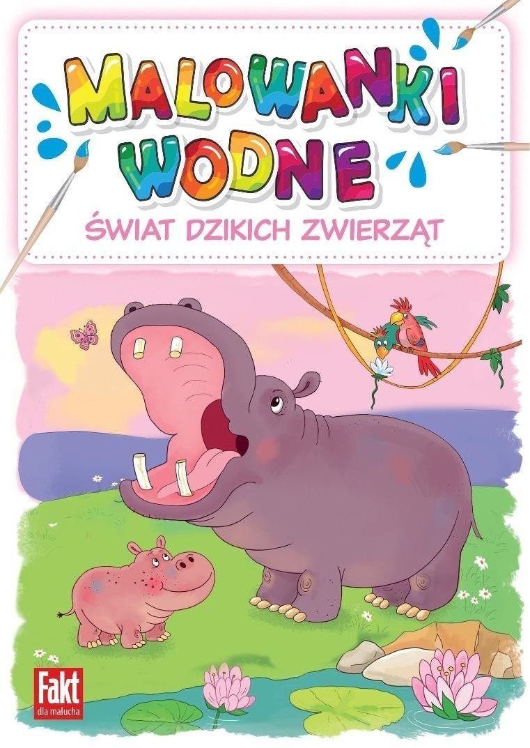 Świat dzikich zwierząt. Malowanki wodne