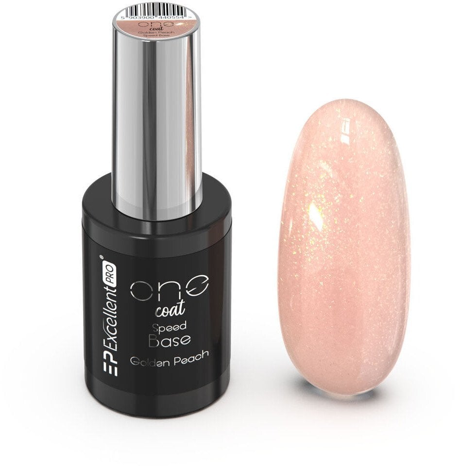 Excellent PRO One Coat Speed Base kryjąca baza hybrydowa Golden Peach 11g