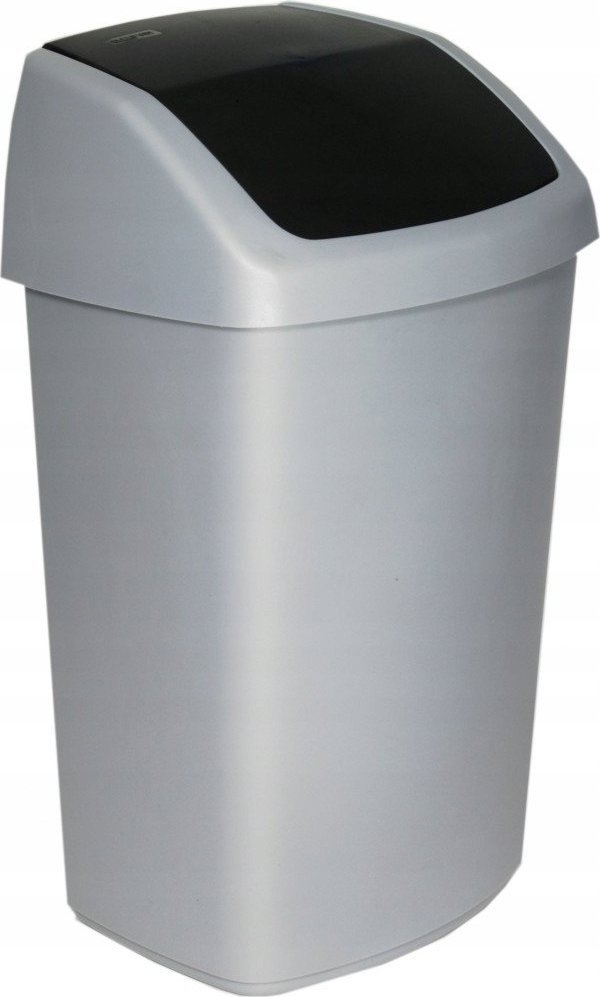 Kosz na śmieci Kadax Curver Kosz Na Śmieci 50L Uchylny Pojemnik Szary