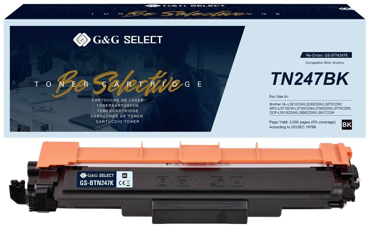 Toner G&G Select Toner kompatybilny z Brother TN-247BK