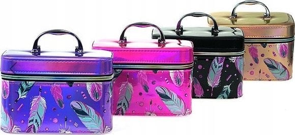 Adar Kuferek M z lusterkiem na zamek 21x14x13cm MIX