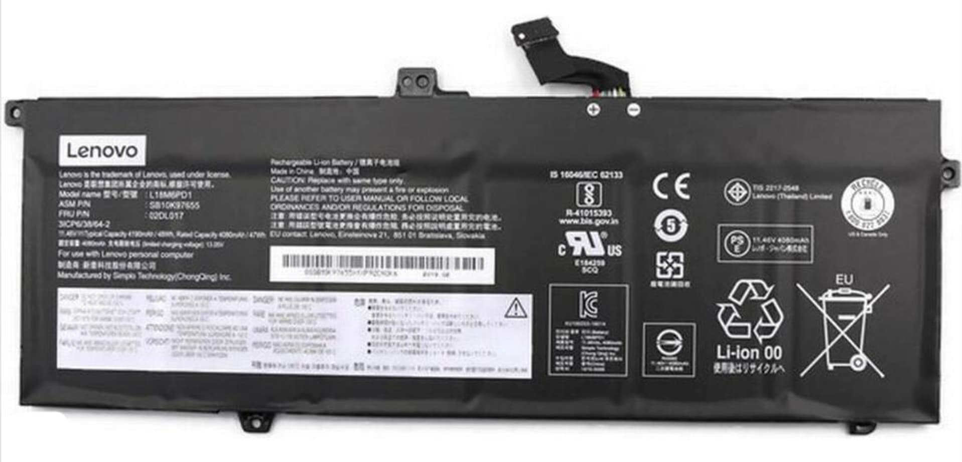 Bateria Lenovo BATTERY Internal, 6c, 48Wh,