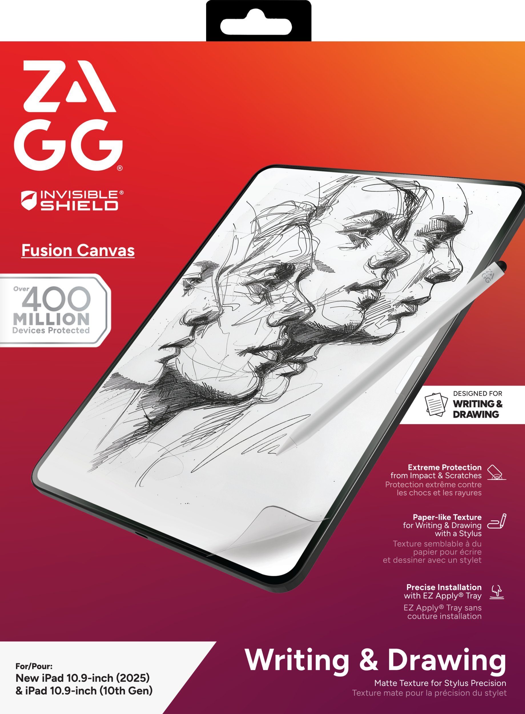 Folia ochronna imitująca papier ZAGG InvisibleShield Fusion Canvas Apple iPad 10.9" 2022 (10. generacji)