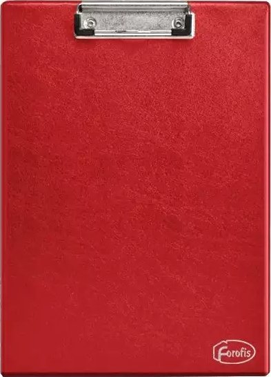 Forofis Klip board z metalowym klipsem A4 FOROFIS 91242 czerwona PVC
