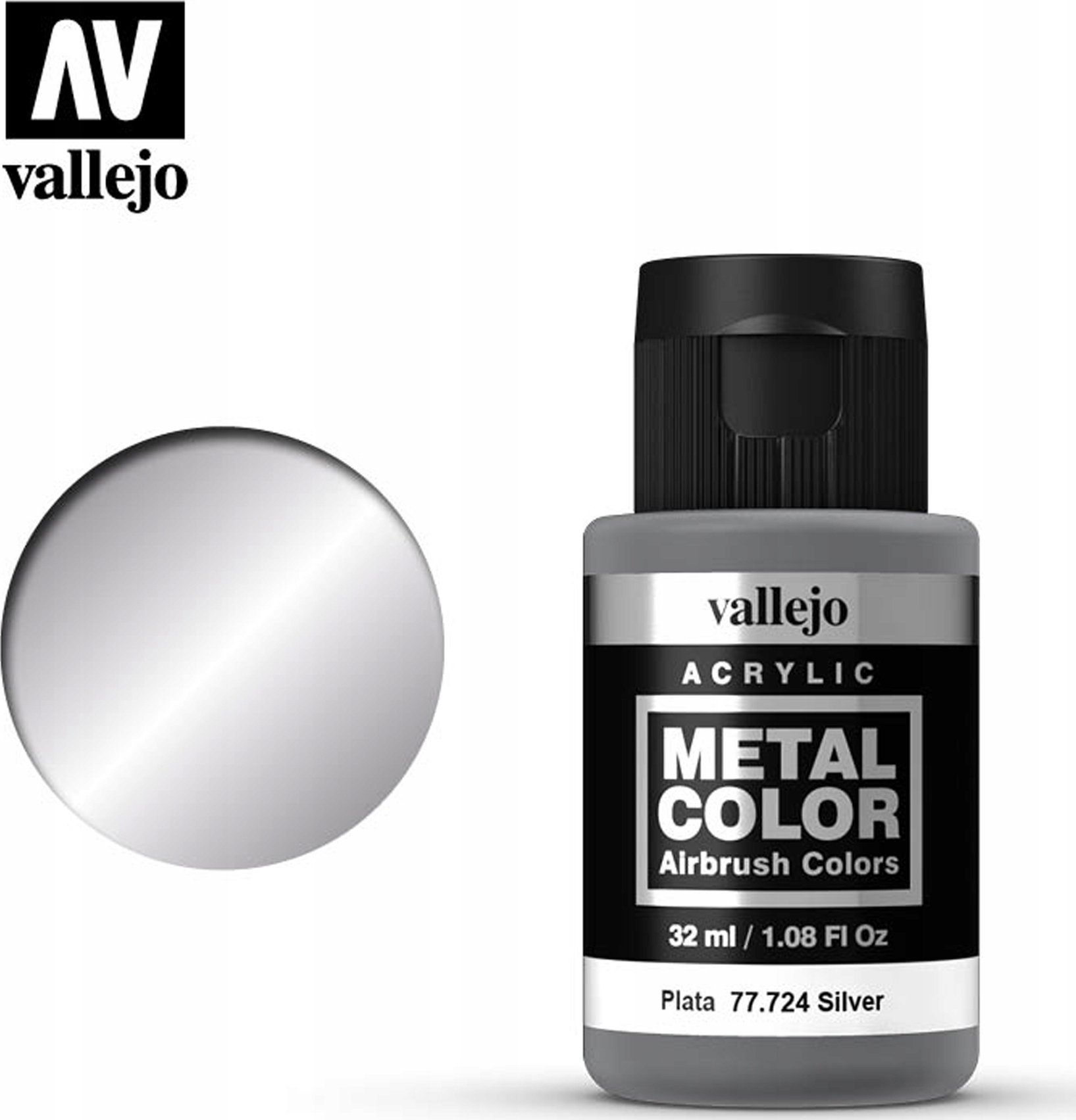 Vallejo Vallejo: 77.724 - Metal Color - Silver (32 ml)