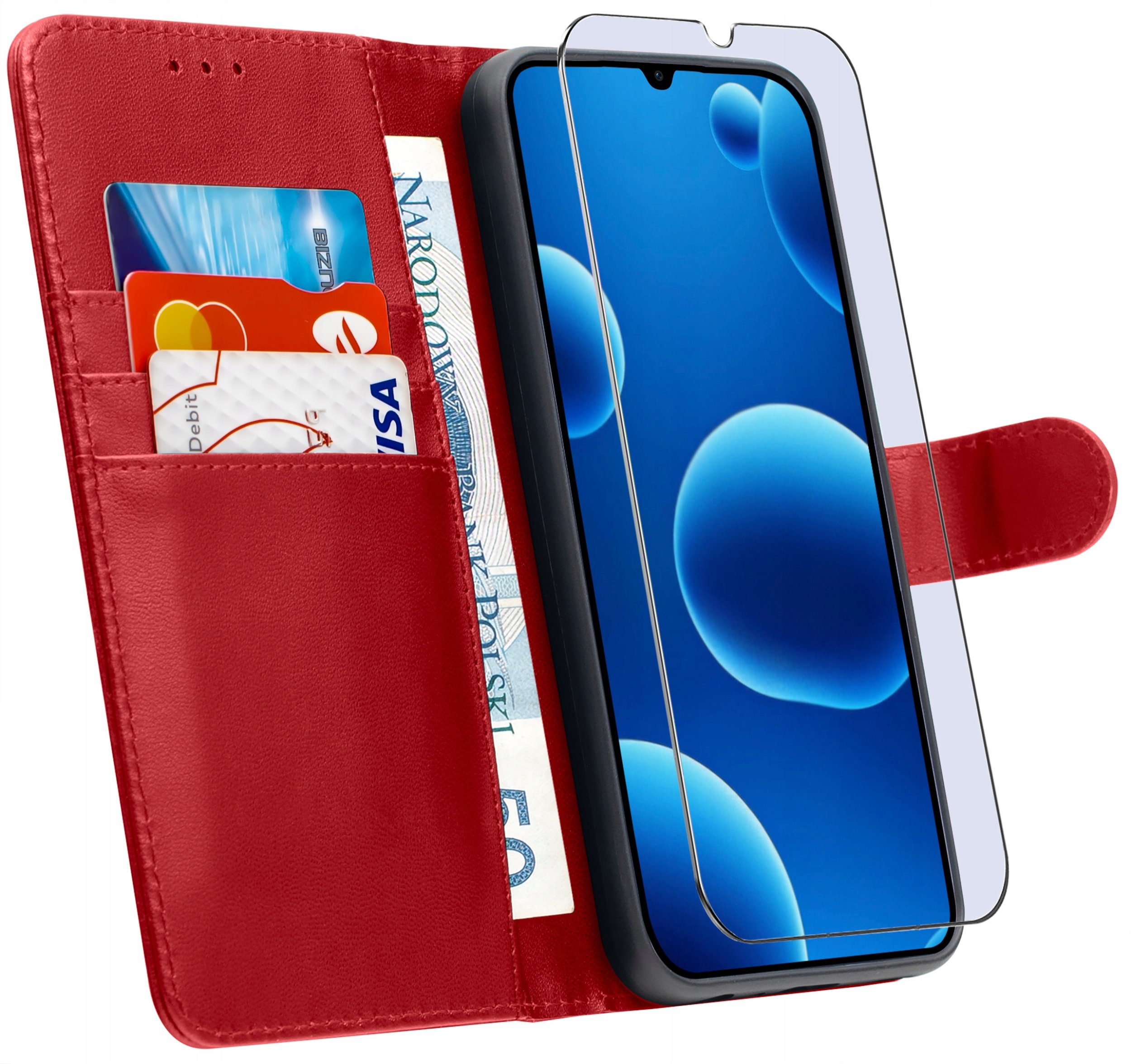 ETUI do Samsung A26 5G | SKÓRZANE PORTFEL BOOK TOKRA CLASSIC + SZKŁO