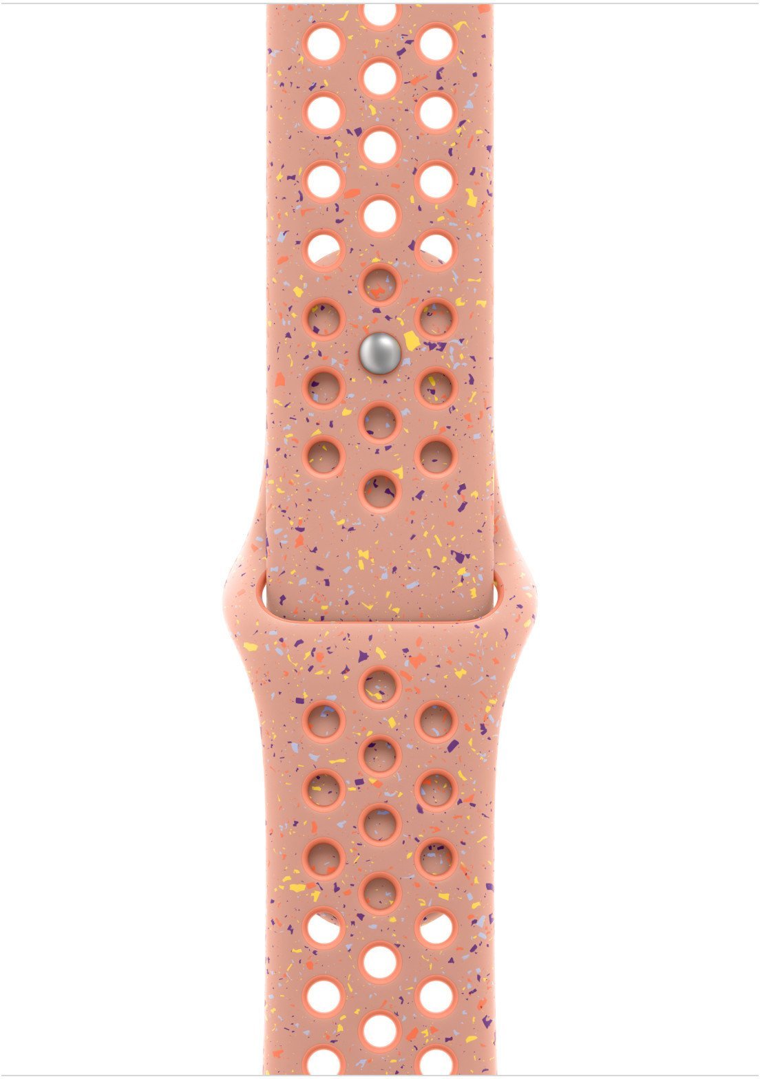 Apple Nike Sport Band Różowy Aluminium, Fluoroelastomer