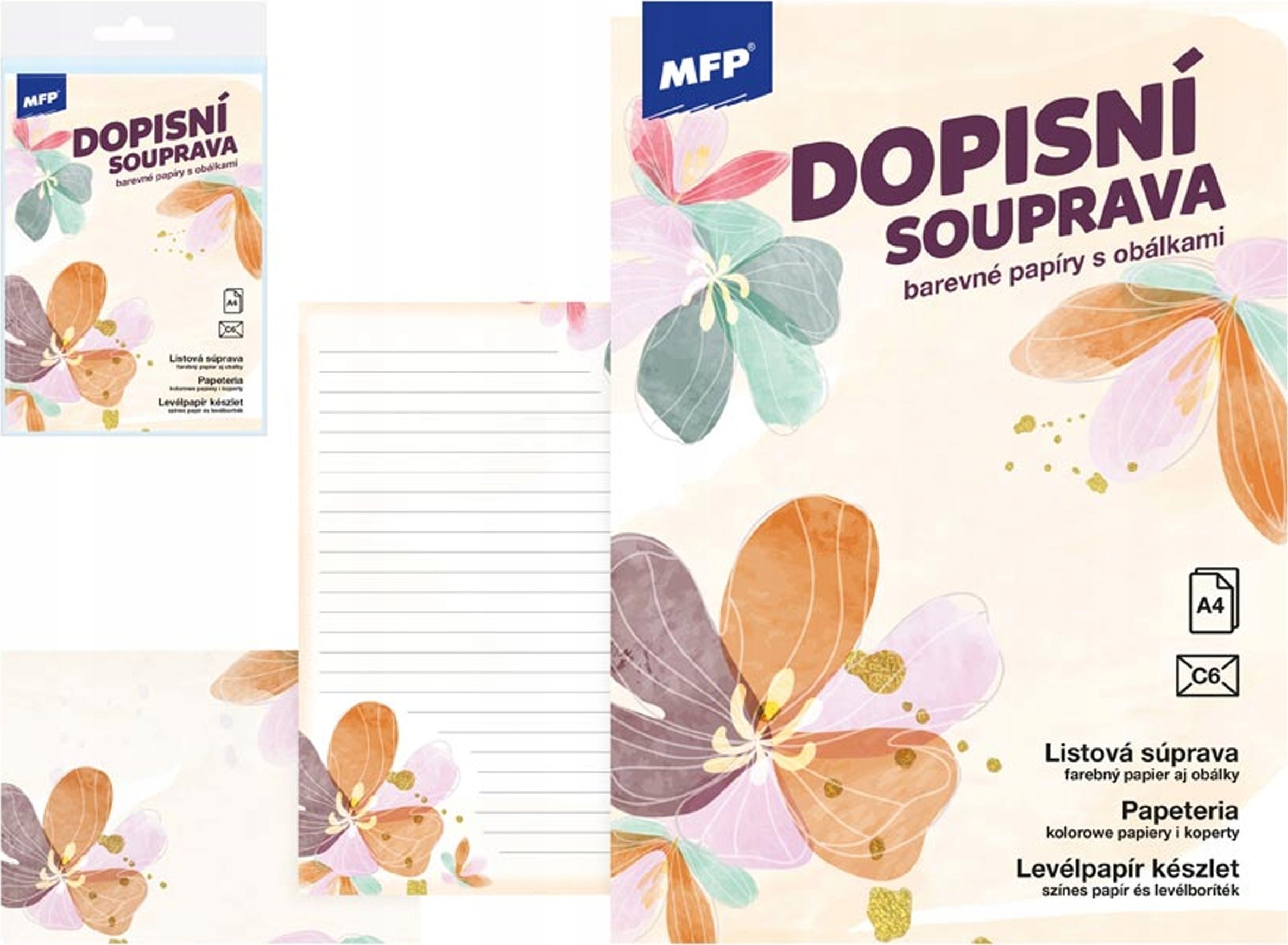 MFP paper papeteria LUX 5+10 (Kwiaty) 5550344