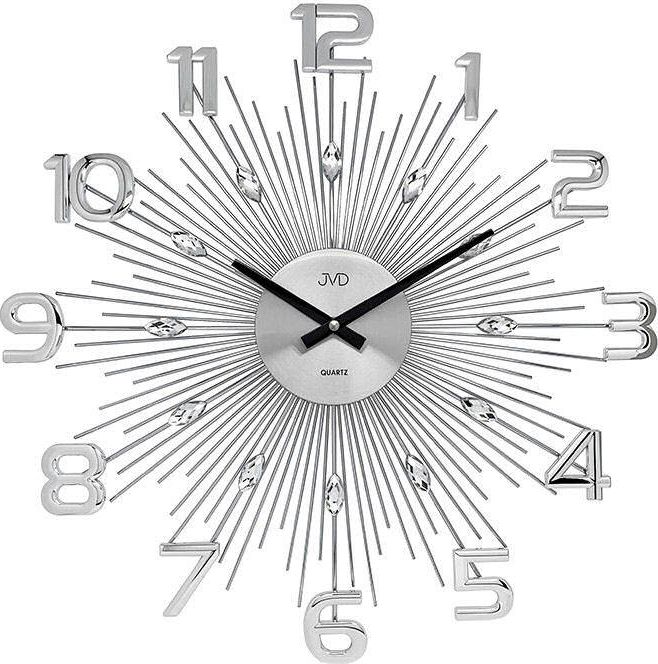 JVD Zegar ścienny JVD HT108.1 z kryształkami, średnica 49 cm uniwersalny
