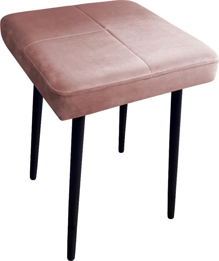 Atos Taboret SQUARE MG VELVET różowy