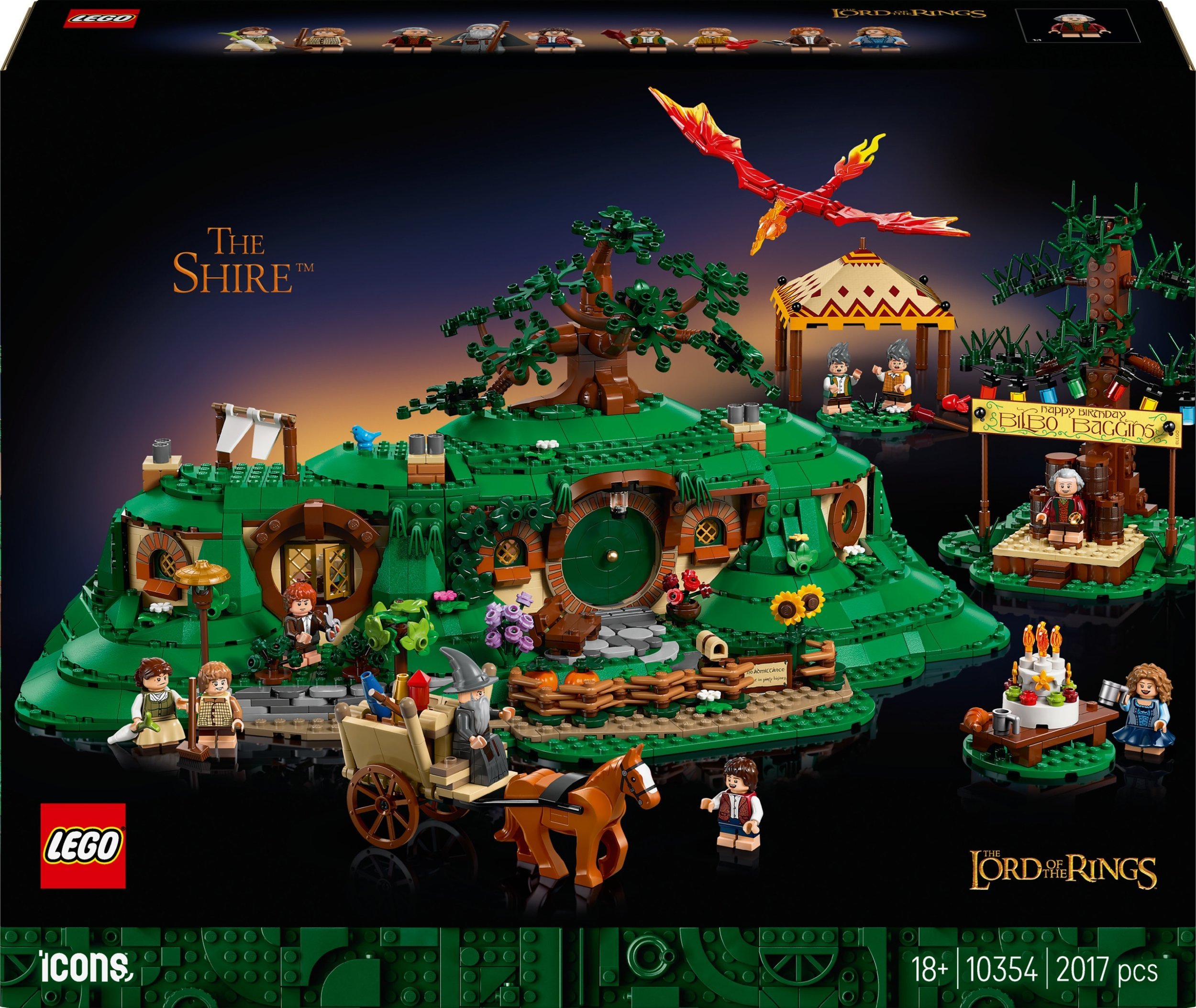 LEGO Icons Władca pierścieni: Shire™ (10354)