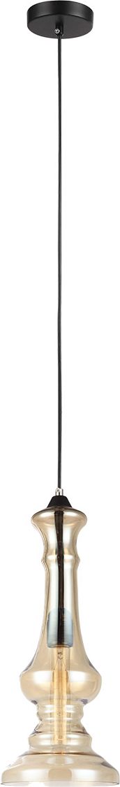 Lampa wisząca Italux Flavie retro industrial czarny (MDM2355/1 AMB)