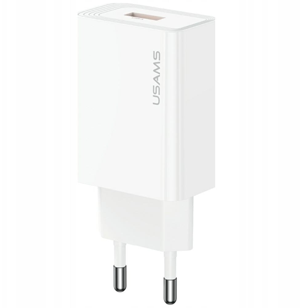 Ładowarka Usams Ładowarka sieciowa T69 18W USB-A biały