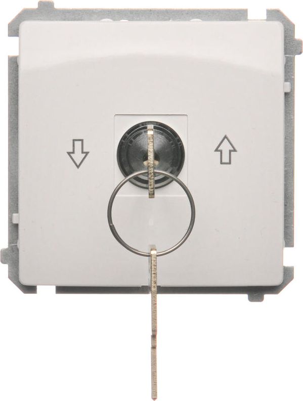 Kontakt-Simon Łącznik żaluzjowy z kluczem biały (BMWZK.01/11)
