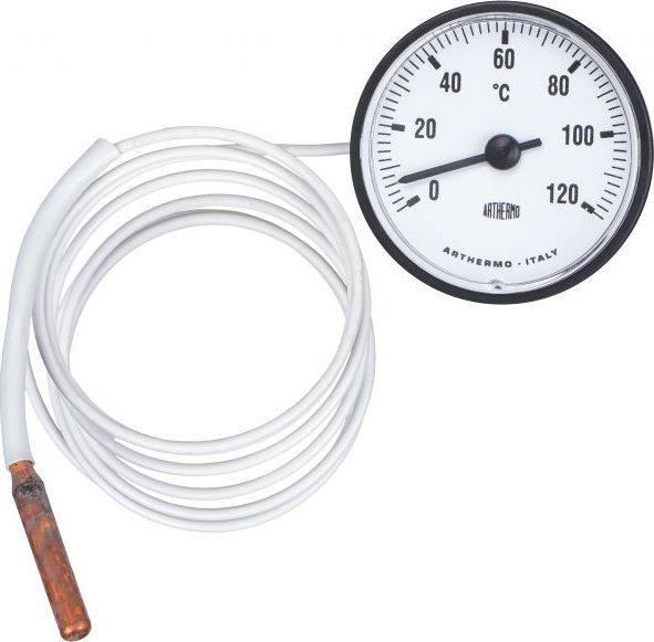 Domer Termometr z kapilarą białą tarczowy 63mm (5720)