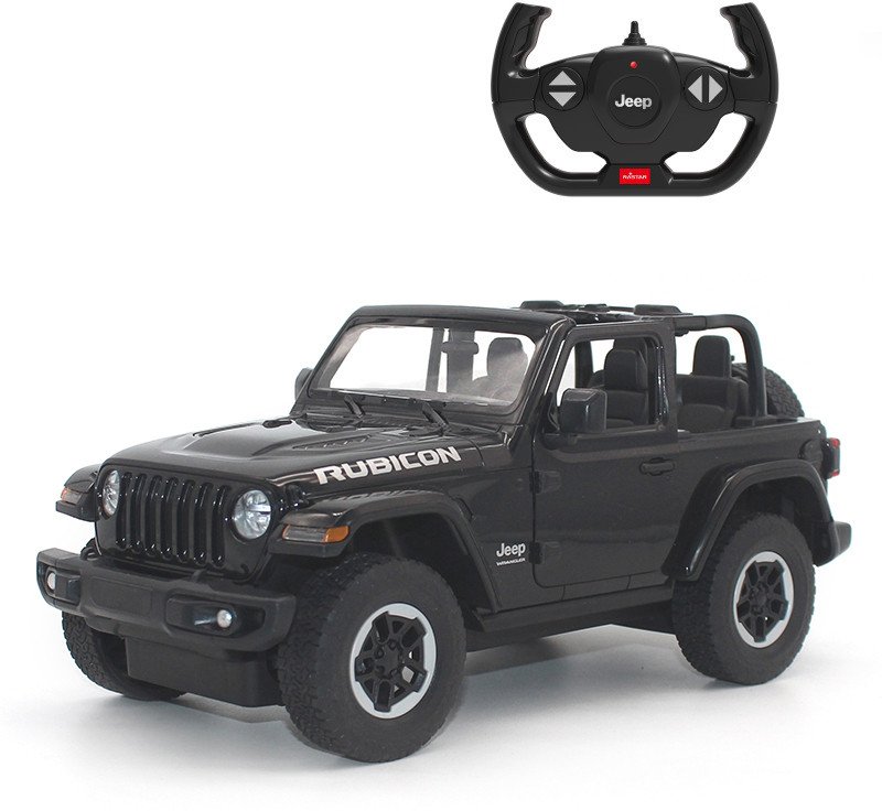 Jeep Wrangler JL R/C skala 1:14 Rastar 79400 samochód sterowany czarny